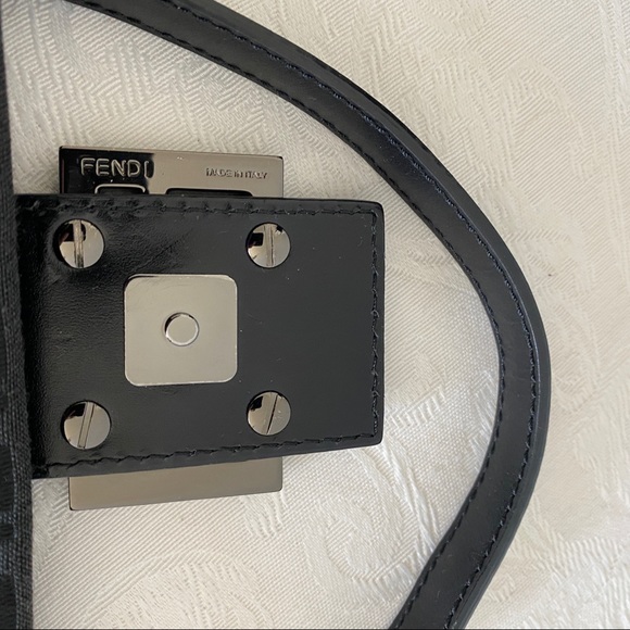 Fendi Zucchino canvas large shoulder bag - Picture 8 of 12